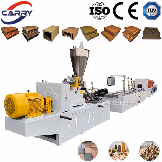 WPC-Profilextrusions-/Produktionslinie zur Herstellung von Kunststoffen