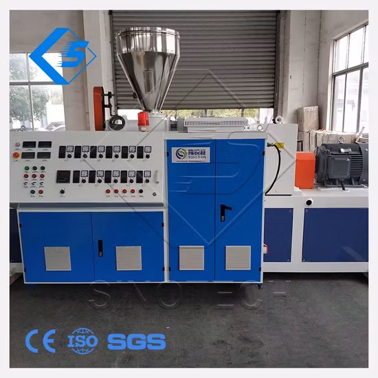 PVC/WPC-Kunststoffprofil-Platten-Deckenextrusionsmaschine/Herstellungsmaschine/Produktionslinie